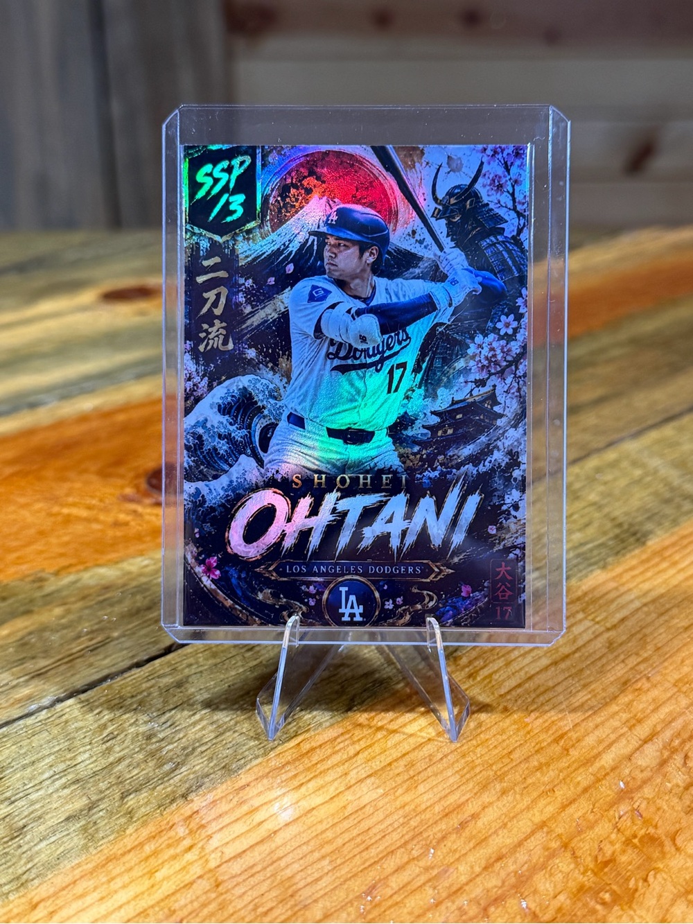 Shohei Ohtani Los Angeles Dodgers SSP/3 Custom Baseball Card